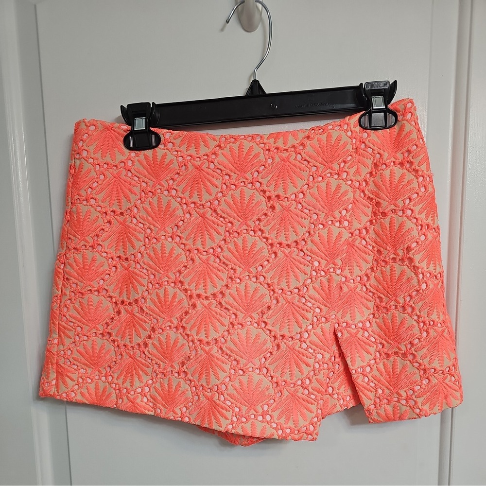 Lilly Pulitzer Mark Seashell Eyelet Skort womens sz 0